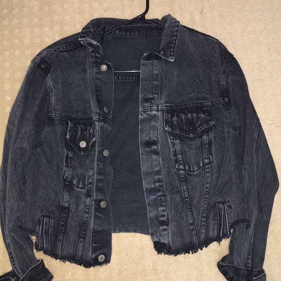 john galt black denim jacket